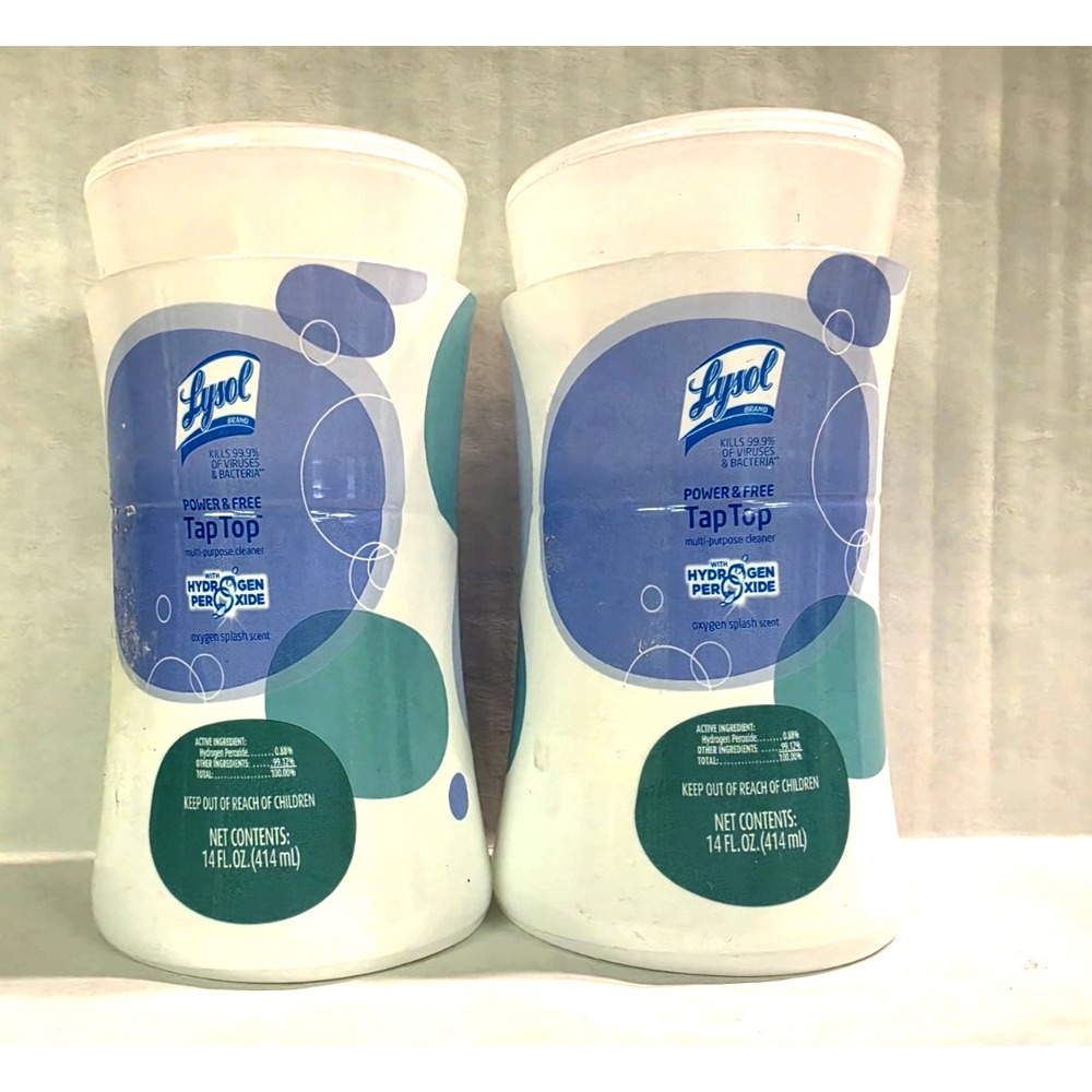 Lysol Power & Free Tap Top Oxygen Splash  Scented Multi Purpose Cleaner (2)